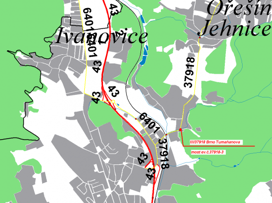 III/37918 Brno, Tumaňanova most ev.č. 37918-3