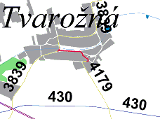 III/4179 Tvarožná průtah