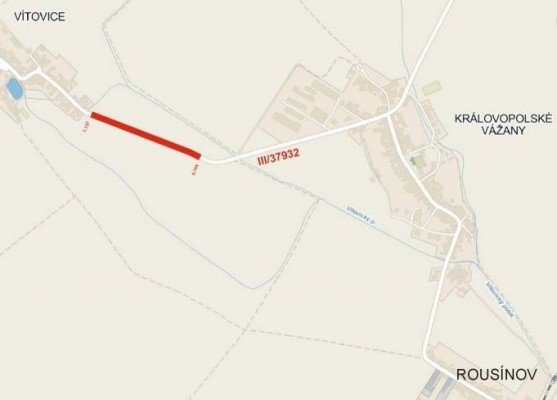 III/37932 Královopolské Vážany - Vítovice