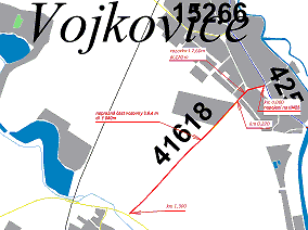 III/41618 Vojkovice - Hrušovany