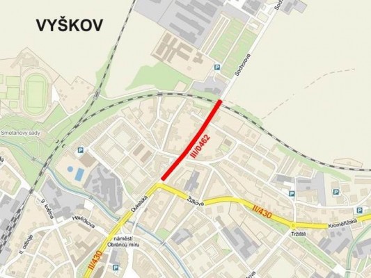 III/0462 Vyškov průtah