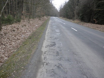 II/395 Zastávka - hranice kraje