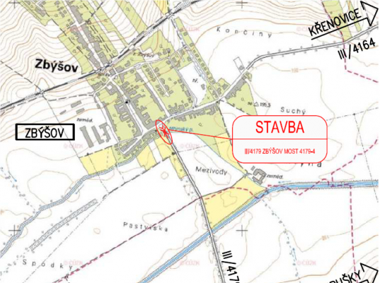 III/4179 Zbýšov, most ev. č. 4179-4
