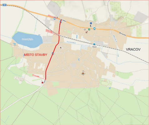 III/4257 Vracov průtah